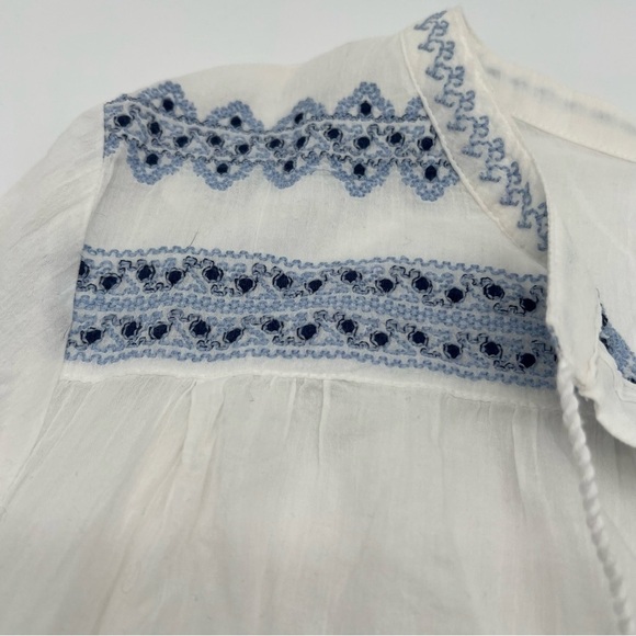 Liz Claiborne Botanical Bliss Embroidered Peasant Blouse – XL – NWT - Picture 5 of 11